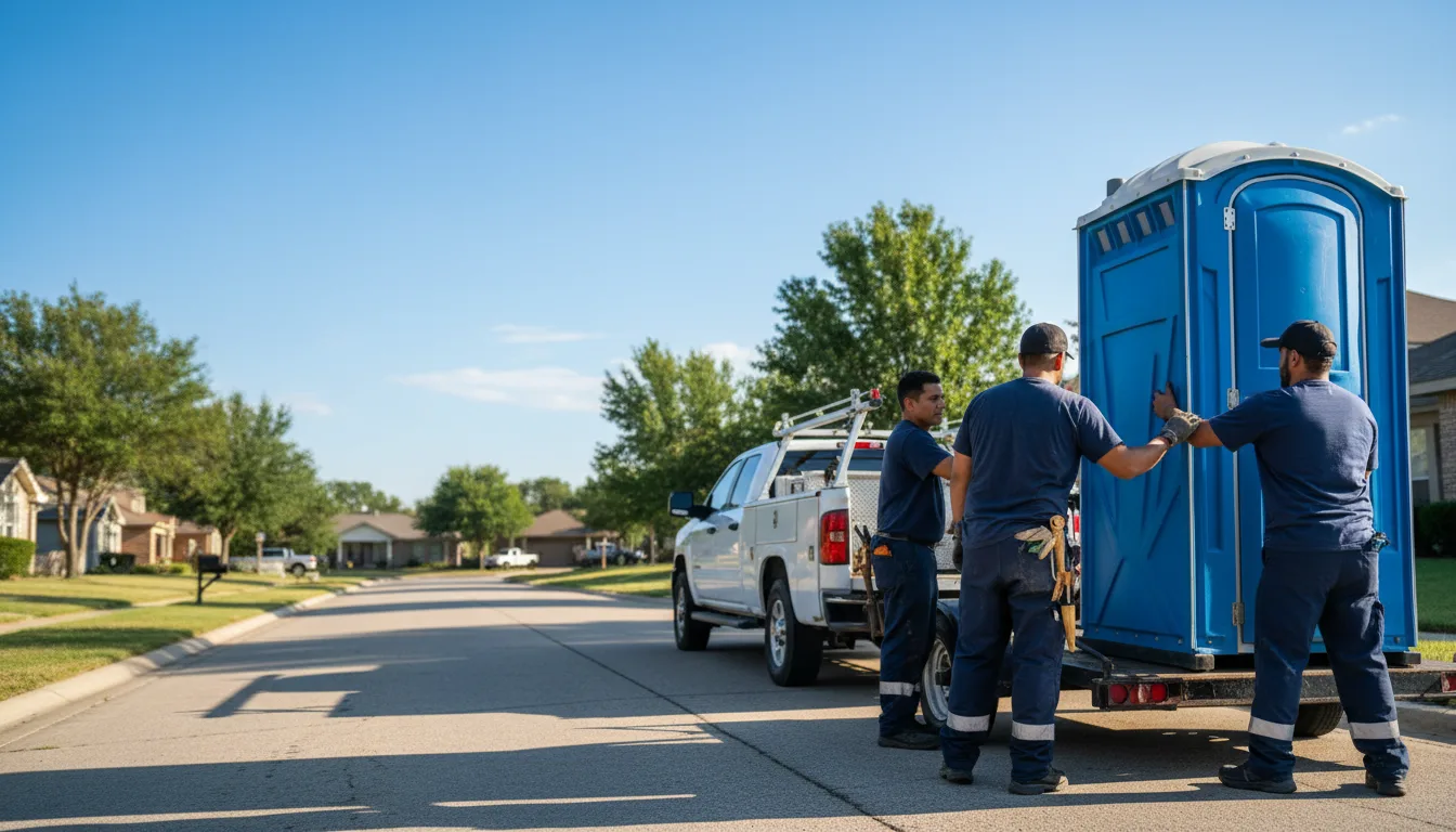 Portable Toilet Rental in Luna Pier, MI near me